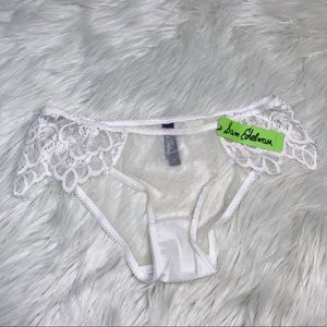 Sam elderman white lace panties